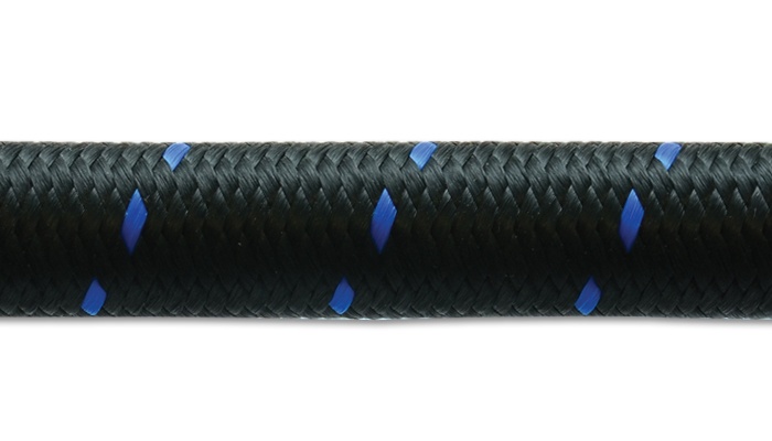 11958B -8AN Gummislang (60cm) Blått Nylonöverdrag Vibrant Performance