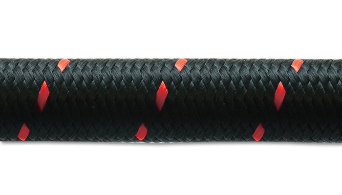 11962R -12AN Gummislang (60cm) Rött Nylonöverdrag Vibrant Performance