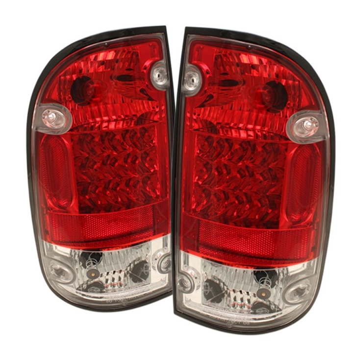 ALT-YD-TT95-LED-RC Toyota Tacoma 95-00 LED Bakljus - Röda Klara Spyder Auto
