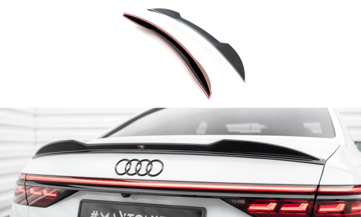 Audi A8 D5 2017-2021 Vingextension 3D V.1 Maxton Design i gruppen Bilmodeller / Audi / A8 - S8 (D5) 2019+ hos DDESIGN AB (AU-A8-D5-CAP1G)