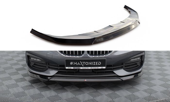 BMW 1-Serie F40 2019+ Frontsplitter V.2 Maxton Design i gruppen Bilmodeller / BMW / 1-serie (F40) 2019+ / Styling / Frontläppar hos DDESIGN AB (BM-1-40-FD2G)