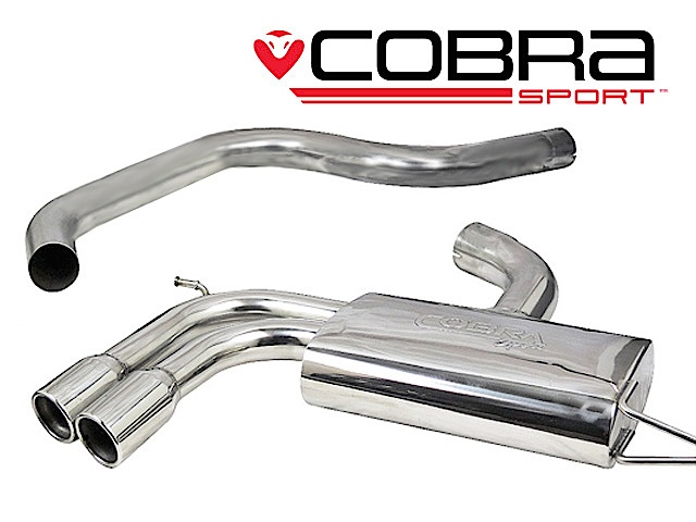 COBRA-AU12 Audi A3 (8P) 2.0 TFSI 2WD (3 & 5-dörrars) 04-12 Catback (Ej Ljuddämpat) Cobra Sport