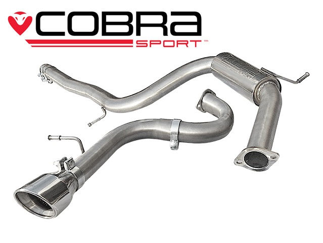COBRA-AU16 Audi A3 (8P) 2.0 TDI 2WD (3-dörrars) 08-12 Catback (Singelutblås) Cobra Sport