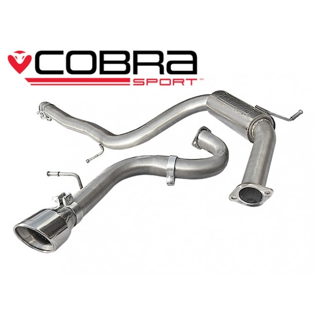 COBRA-AU17 Audi A3 (8P) 2.0 TDI 2WD (5-dörrars) 08-12 Catback (Singelutblås) Cobra Sport