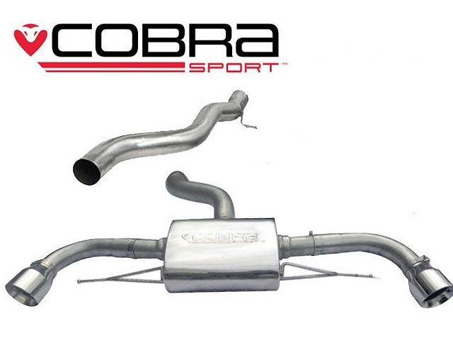 COBRA-AU60 Audi TT 3.2 V6 (Mk2) (Quattro) Coupe 07-11 Catback (Ej Ljuddämpat) Cobra Sport