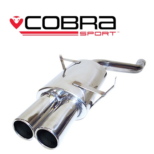 COBRA-BM18 BMW 320i (E46) 98-06 Bakre Ljuddämpare (Singel-utblås) Cobra Sport