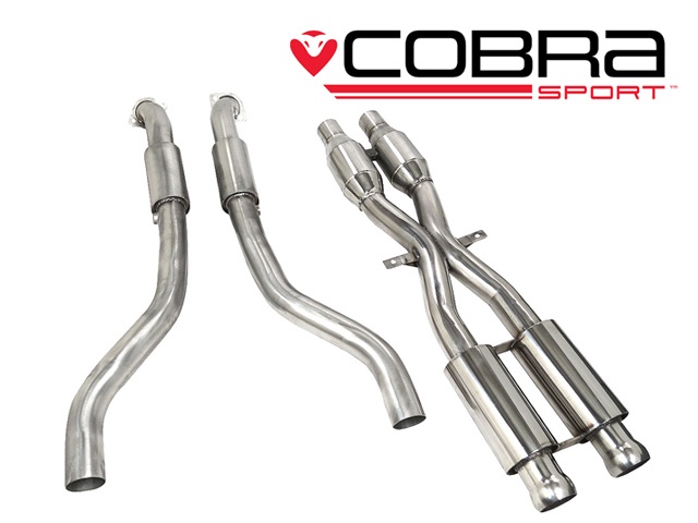 COBRA-BM61 BMW M3 (E90 Sedan, E92 Coupe & E93 Cab) 07-12 Frontpipes & Sportkatalysatorer (200 Cell) Cobra Sport