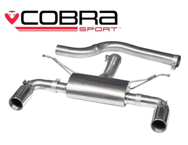 COBRA-BM88 BMW 335D (F30) (340i Conversion) 13 - Dual Exit Centre & Bakre Ljuddämpare (Passar M-Sport 340i Panel) Cobra Sport