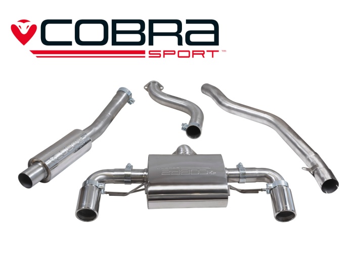 COBRA-BM99 BMW M240i (F22 LCI) Automat 15- Catback (Ljuddämpat) Cobra Sport