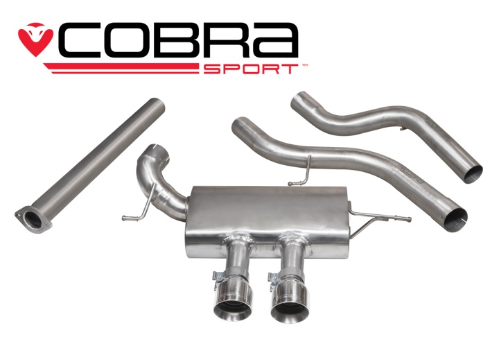 COBRA-FD46 Ford Focus ST 250 (Mk3) 12- Catback (Ej Ljuddämpat) Cobra Sport
