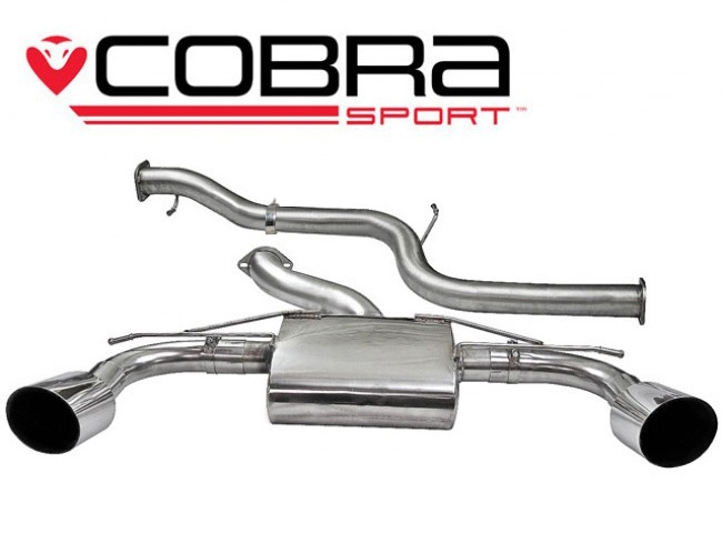 COBRA-FD56 Ford Focus RS (Mk2) 08-11 Catback (Ej Ljuddämpat) Cobra Sport