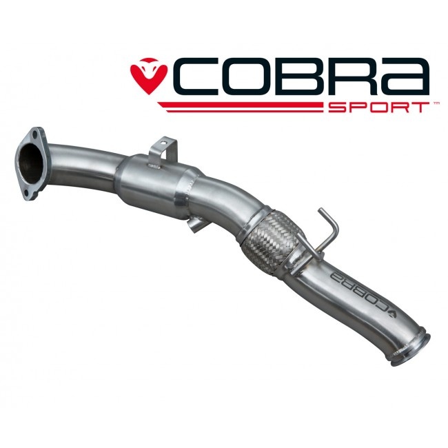 COBRA-FD83 Ford Focus RS (Mk3) 15- Sportkatalysator Frontpipe Till Standardavgas Cobra Sport