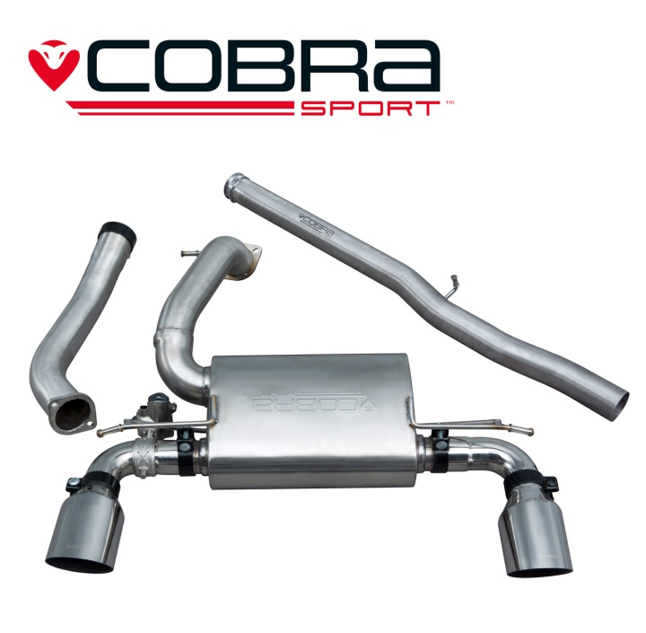 COBRA-FD90 Ford Focus RS (Mk3) 15- Catback (Ej Ljuddämpat) (Valved) Cobra Sport