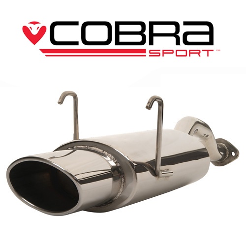 COBRA-HN12 Honda Civic Type R (EP3) 00-06 Bakre Ljuddämpare (Ovalt Utblås) Cobra Sport