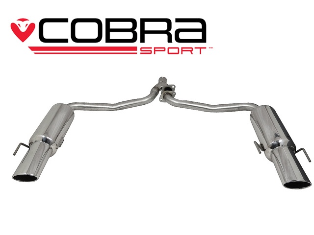 COBRA-ME12 Mercedes Benz W204 C200/C220/C250 (Diesel) 07-13 C350 Style Dubbla Utblås (Sportstötfångare & 350 panel krävs) Cobra Sport