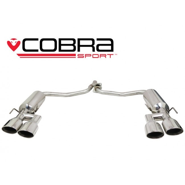 COBRA-ME15 Mercedes Benz W204 C180 (1.6 Turbo - Petrol) 07-13 AMG Style Quad Utblås (Sportstötfångare & AMG panel krävs) Cobra Sport