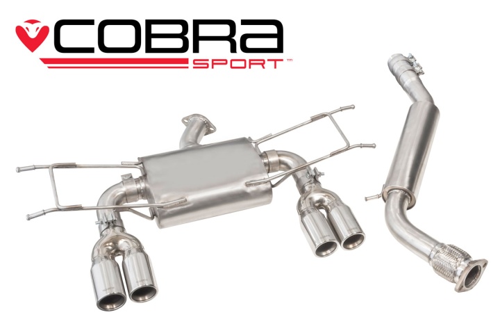 COBRA-MZ10 Mazda MX-5 Mk4 (ND) 1.5L & 2.0L (incl RF) 15- Catback Dubbla Utblås (Ljuddämpat) Cobra Sport