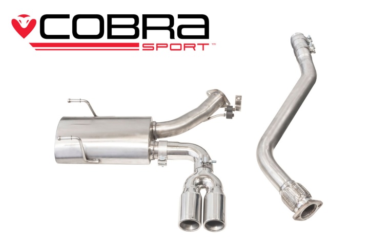 COBRA-MZ14 Mazda MX-5 Mk4 (ND) 1.5L & 2.0L (incl RF) 15- Catback Centrerat Utblås (Ej Ljuddämpat) Cobra Sport