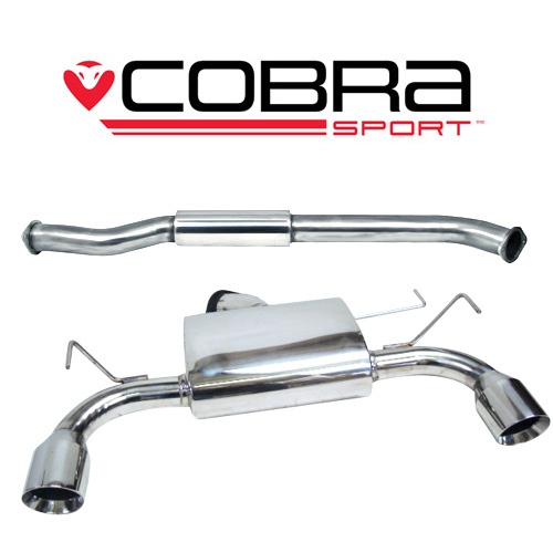 COBRA-NZ02 Nissan 350Z 03-09 Centre & Rear (Ljuddämpat) Cobra Sport