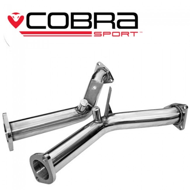 COBRA-NZ07 Nissan 350Z 07- De-Cat Pipes (Motorkod: VQ35HR) Cobra Sport