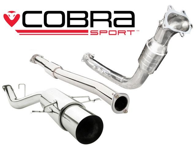 COBRA-SB30a Subaru Impreza WRX & STI 01-07 Turboback-system (Race type) (Med Sportkatalysator & Ljuddämpare) Cobra Sport