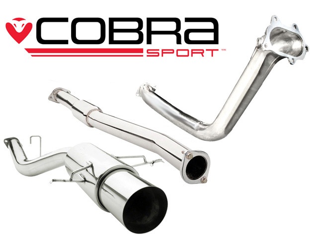 COBRA-SB30c Subaru Impreza WRX & STI 01-07 Turboback-system (Race type) (Med De-Cat & Ljuddämpare) Cobra Sport