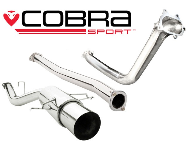 COBRA-SB30d Subaru Impreza WRX & STI 01-07 Turboback-system (Race type) (Med De-Cat & Ej Ljuddämpat) Cobra Sport