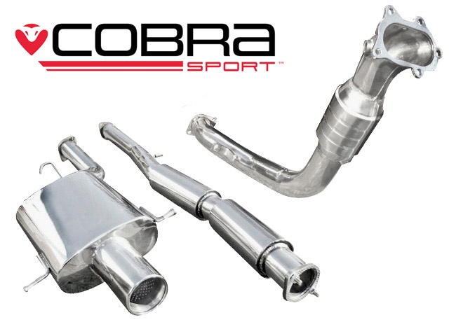 COBRA-SB31a Subaru Impreza WRX & STI 01-07 Turboback-system (Track type) (Med Sportkatalysator) Cobra Sport
