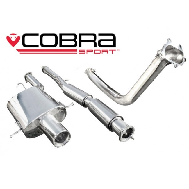 COBRA-SB31c Subaru Impreza WRX & STI 01-07 Turboback-system (Track type) (Med De-Cat) Cobra Sport