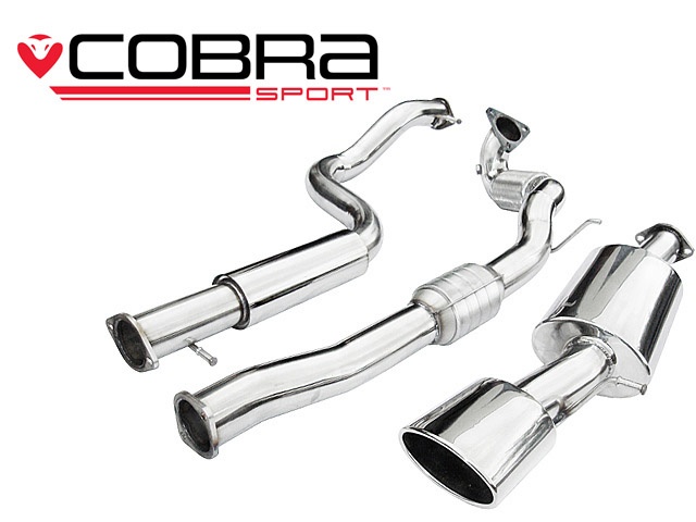 COBRA-SE11a Seat Leon Cupra R (1M-Mk1) 02-05 Turboback-system (Med Sportkatalysator & Ljuddämpare) Cobra Sport
