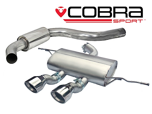 COBRA-SE28 Seat Leon Cupra R 2.0 TSI 265PS (1P-Mk2) 10-12 Catback (Ljuddämpat) Cobra Sport