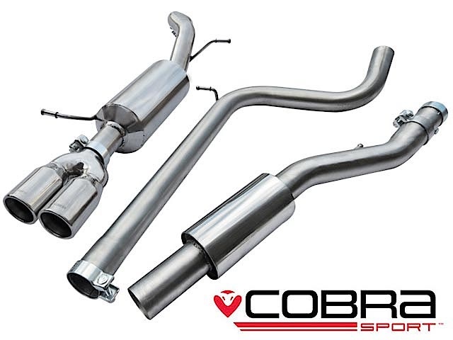 COBRA-SE33 Seat Ibiza FR 1.4 TSI 10-14 Catback (Ljuddämpat) (Inklusive Race-pipes) Cobra Sport