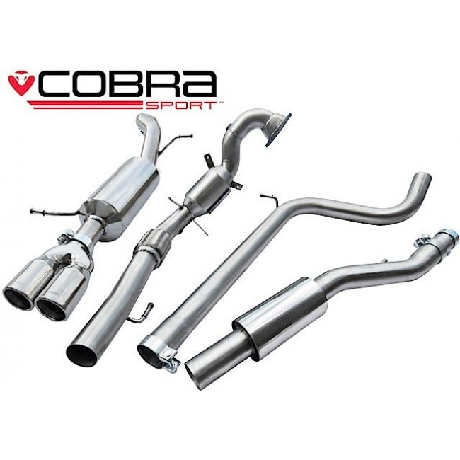 COBRA-SE35a Seat Ibiza FR 1.4 TSI 10-14 Turboback-system (Med Sportkatalysator & Ljuddämpare) Cobra Sport
