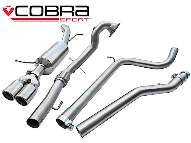 COBRA-SE35d Seat Ibiza FR 1.4 TSI 10-14 Turboback-system (Med De-Cat & Ej Ljuddämpat) Cobra Sport