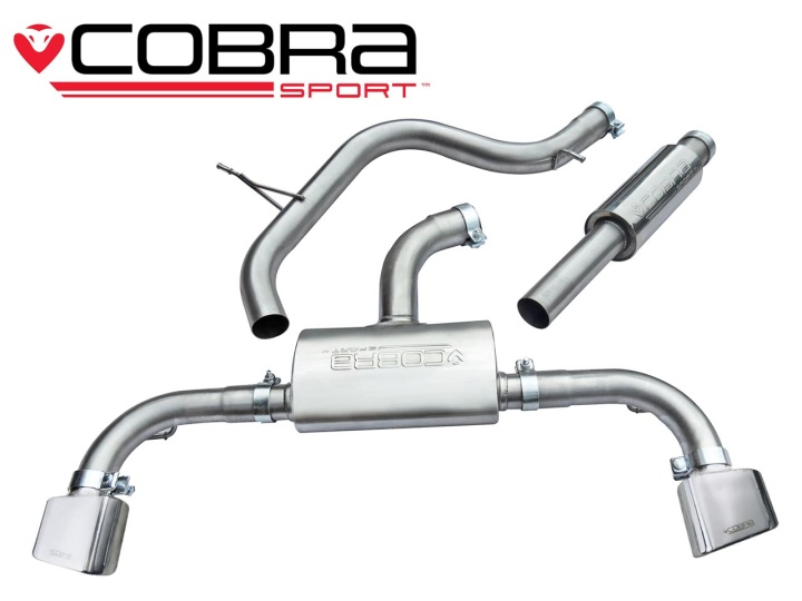 COBRA-SE53 Seat Leon Cupra 280, 290 & 300 2.0 TSI 14- Catback (Ljuddämpat) Cobra Sport