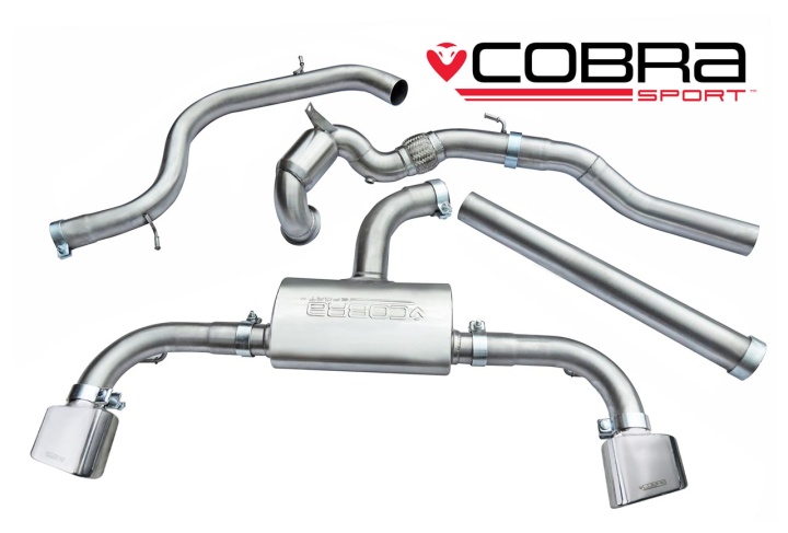 COBRA-SE54b Seat Leon Cupra 280, 290 & 300 2.0 TSI 14- Turboback-system (Med Sportkatalysator & Ej Ljuddämpat) Cobra Sport