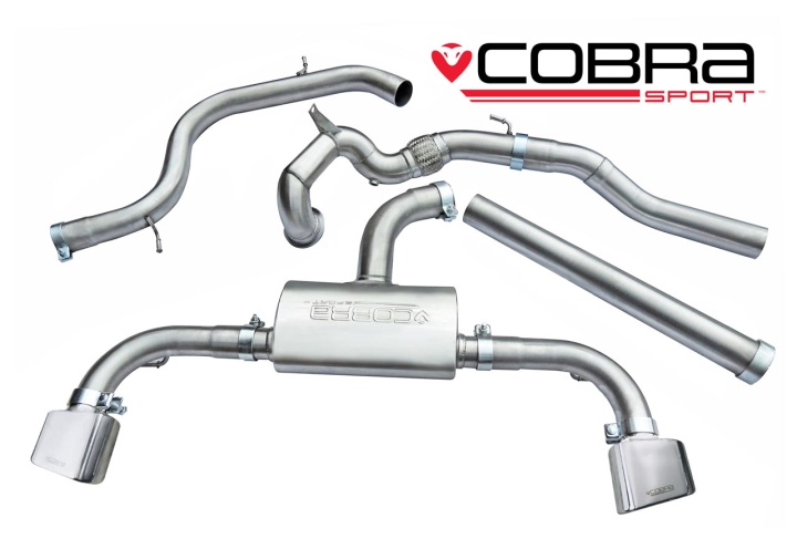 COBRA-SE54d Seat Leon Cupra 280, 290 & 300 2.0 TSI 14- Turboback-system (Med De-Cat & Ej Ljuddämpat) Cobra Sport