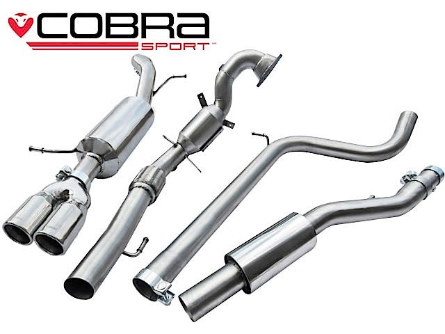 COBRA-SK15a Skoda Fabia VRS 1.4 TSI 10- Turboback-system (Med Sportkatalysator & Ljuddämpare) Cobra Sport