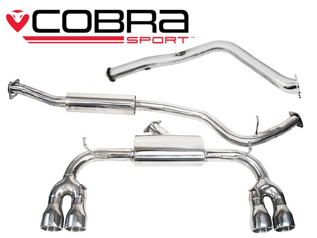 COBRA-SU76c Subaru Impreza STI Turbo (Hatchback) 08-11 Turboback-system (Med De-Cat & Ljuddämpare) Cobra Sport