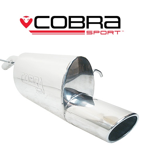 COBRA-VC31 Opel Corsa D (06-13) 1.2 & 1.4L Bensin 07-14 Bakre Ljuddämpare Cobra Sport
