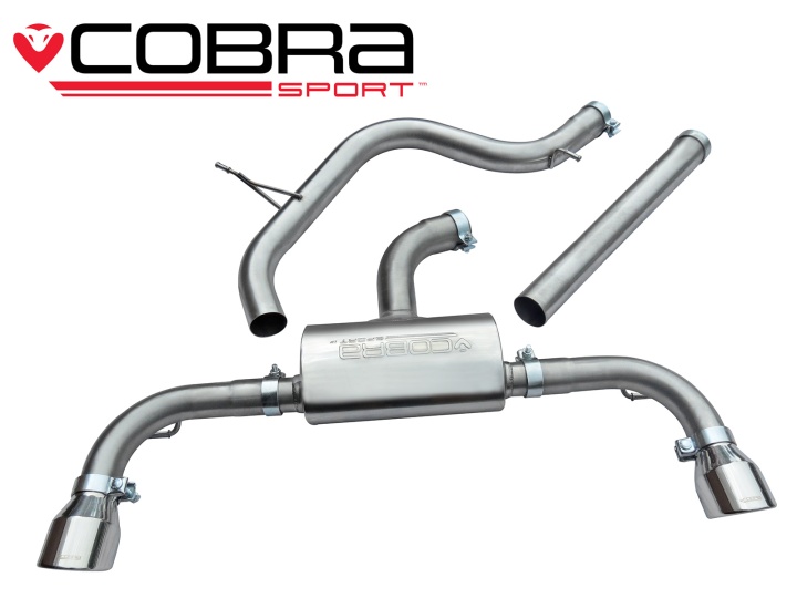 COBRA-VW51 Volkswagen Golf GTI Mk7 (5G) (Inkl Perf Pack / Clubsport) 12- Catback (Ej Ljuddämpat) Cobra Sport