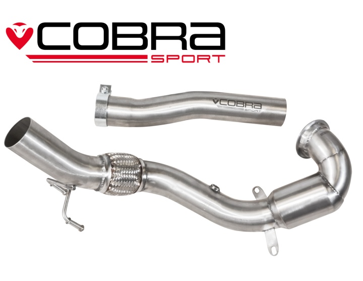 COBRA-VW63 Volkswagen Polo GTI 1.8 TSI (3 + 5-dörrars) 15- Frontpipe & Sportkatalysator Cobra Sport