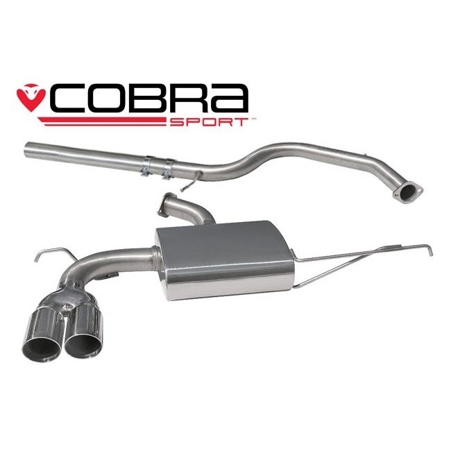 COBRA-VW84 Volkswagen Scirocco GT 2.0 TSI 13-17 Catback Cobra Sport