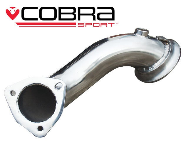 COBRA-VX01c Opel Astra H VXR 05-11 Pre-cat/De-Cat Pipe Cobra Sport