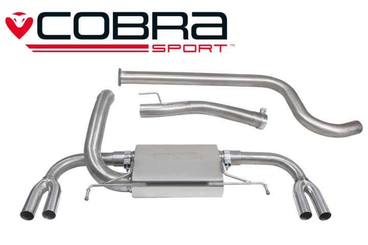 COBRA-VX23 Opel Astra J VXR 12- Catback (Ej Ljuddämpat) Cobra Sport