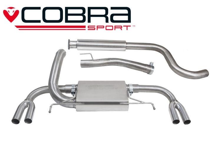 COBRA-VX24 Opel Astra J VXR 12- Catback (Ljuddämpat) Cobra Sport