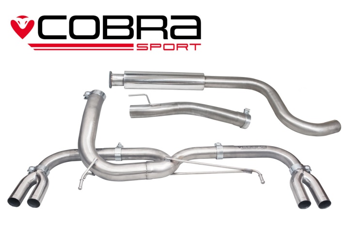 COBRA-VX28 Opel Astra J VXR 12- Catback (Venom Range - Låg ljudvolym) Cobra Sport