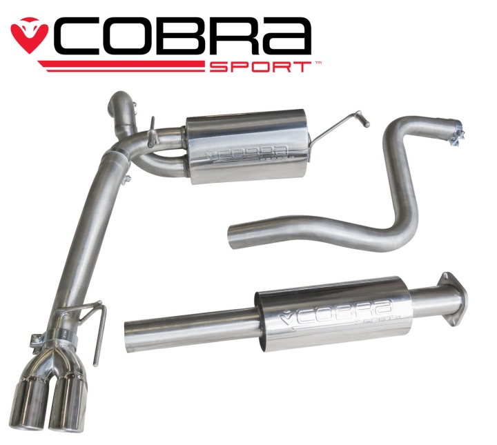 COBRA-VX33 Opel Astra J 1.6 GTC 09- Catback (Ljuddämpat) Cobra Sport
