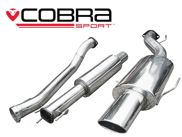 COBRA-VX62 Opel Astra G Turbo (Coupe) 98-04 Catback (Ljuddämpat) Cobra Sport