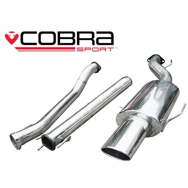 COBRA-VX75 Opel Astra H 1.4 / 1.6 / 1.8 04-10 Catback (Ej Ljuddämpat) Cobra Sport